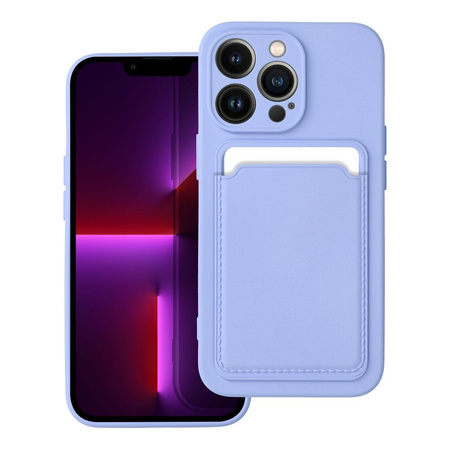 Futerał CARD CASE do IPHONE 13 Pro fioletowy