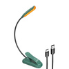 Lampka bezprzewodowa Glocusent mini GLCSNTBL102G z klipsem, USB-C zielona