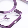 Futerał Electro Mag Cover kompatybilny z MagSafe do IPHONE 15 PRO MAX fioletowy