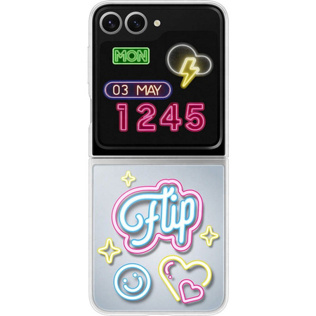 Etui Samsung EF-ZF741CTEGWW Z Flip6 F741 przezroczysty/transparent FlipSuit Case