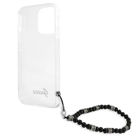 Guess nakładka do iPhone 13 Pro Max 6,7" GUHCP13XKPSBK przeźroczysta hard case Black Pearl