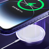 Kingxbar PQY Ice Crystal Series Magnethülle für iPhone 14 Plus MagSafe grau