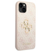 Guess 4G Big Metal Logo - Etui iPhone 14 (różowy)