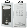 Karl Lagerfeld Choupette Pin MagSafe Case for iPhone Air Black