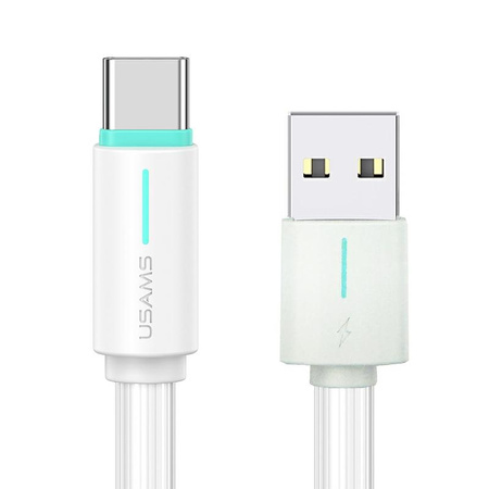 USAMS Kabel USB-C 3A YU Series 1mUSB-C/USB-A biały/white SJ732USB02 (US-SJ732 )