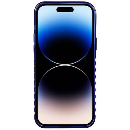 Audi IML MagSafe Case iPhone 14 Pro Max 6.7" niebieski/navy blue hardcase AU-IMLMIP14PM-A6/D3-BE