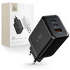 Ładowarka Sieciowa 65W 2x USB-C PD + QC3.0 USB Tech-Protect C65W czarna