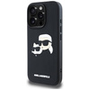 Schutzhülle IPHONE 16 PRO MAX Karl Lagerfeld HC 3D Rubber Double Heads schwarz