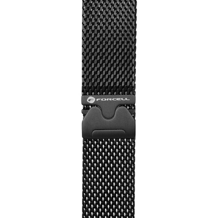 Pasek do Samsung Galaxy Watch Forcell F-Design FS10 stal 20 mm czarny