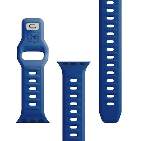 3MK Silicone Watch Strap Niebieski/Blue dla Apple Watch 38/40/41mm