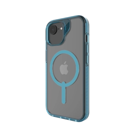 ZAGG Santa Cruz Snap Case with MagSafe for iPhone 16e (2025) / 15 / 14 / 13 - Blue