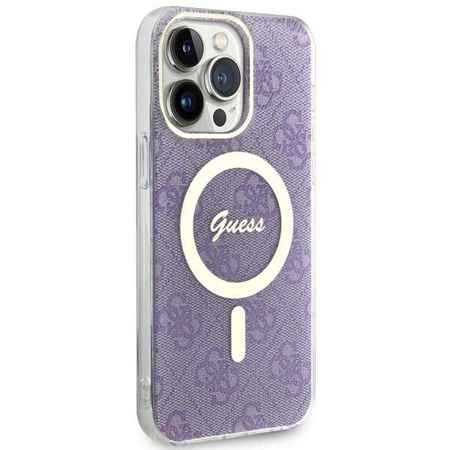 Guess GUHMP14XH4STU iPhone 14 Pro Max 6.7&quot; purple/purple hardcase 4G MagSafe