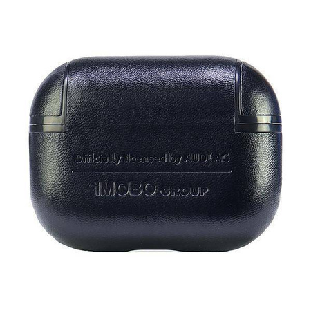 Oryginalne Etui APPLE AIRPODS PRO 2 Audi Leather Big Logo Cover (AU-APP2-GT/D3-BK) czarne