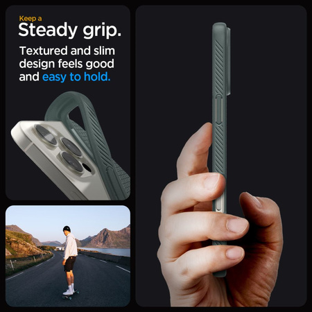 Spigen Liquid Air iPhone 16 Pro Max zielony/abyss green ACS07990