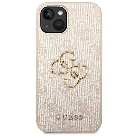 Guess 4G Big Metal Logo - Etui iPhone 14 (różowy)