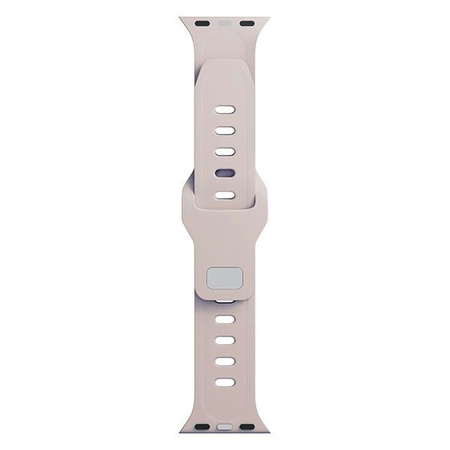 3MK Silicone Watch Strap różowobeżowy/ latte dla Apple Watch 38/40/41mm
