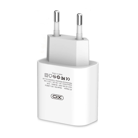 XO ładowarka sieciowa L40 PD 18W 1x USB-C biała