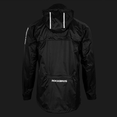 Rockbros YPY013BKM breathable windproof rain jacket M - black