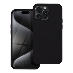 Futerał SILICONE do IPHONE 15 PRO MAX czarny