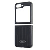 Original Handyhülle SAMSUNG GALAXY Z FLIP 6 Audi Synthetic Leather (AU-TPUPCFlip6-Q5/D1-BK) schwarz