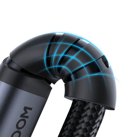 Joyroom Stereo-Audiokabel AUX 3,5 mm Miniklinke – USB-C für Telefon 1,2 m schwarz (SY-A07)