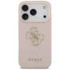 Guess Grained Big 4G & Classic Logo iPhone 17 Pro Case - Pink