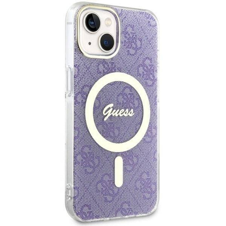 Guess GUHMP14MH4STU iPhone 14 Plus 6.7" lila/lila Hardcase 4G MagSafe