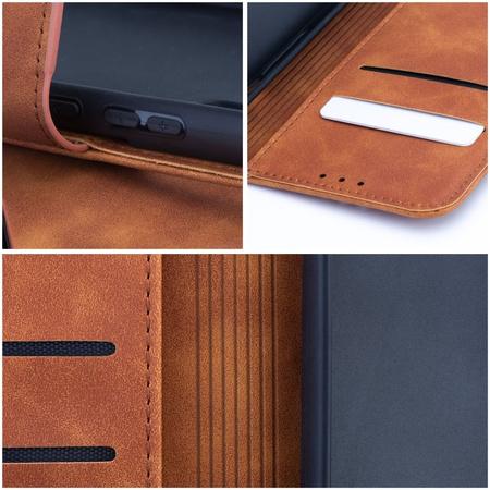 Kabura TENDER Book do SAMSUNG A05s brązowy