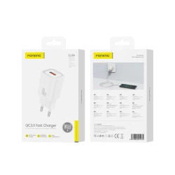 FONENG Netz-Ladegerät EU68 18W 1xUSB QC3.0 weiss