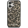 Karl Lagerfeld IML Leopard Pattern MagSafe Case for iPhone 16 - Brown