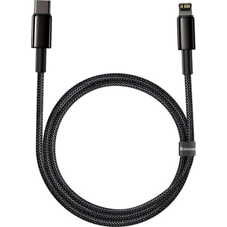 Baseus kabel USB Typ C - Lightning szybkie ładowanie Power Delivery 20 W 2 m czarny (CATLWJ-A01)
