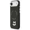 Karl Lagerfeld Choupette Pin MagSafe Case for iPhone Air Black