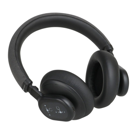 FORCELL F-AUDIO słuchawki bezprzewodowe nagłowne ANC Touch Beat czarne