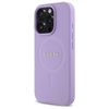 Original Case IPHONE 16 PRO Guess Hardcase Saffiano MagSafe (GUHMP16LPSAHMCU) purple