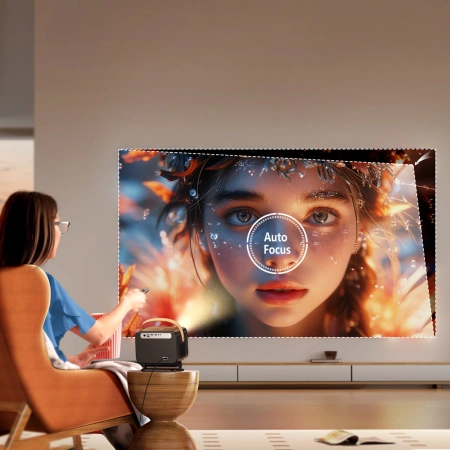 Projektor multimedialny Yaber U12 LCD FullHD 1080p z głośnikami stereo - czarny