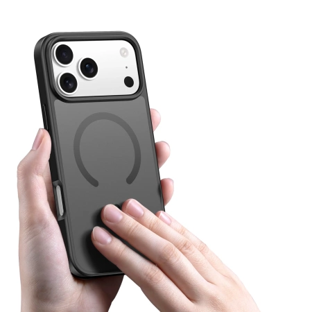 Etui Dux Ducis Yind na iPhone 17 Pro kompatybilne z MagSafe - czarne