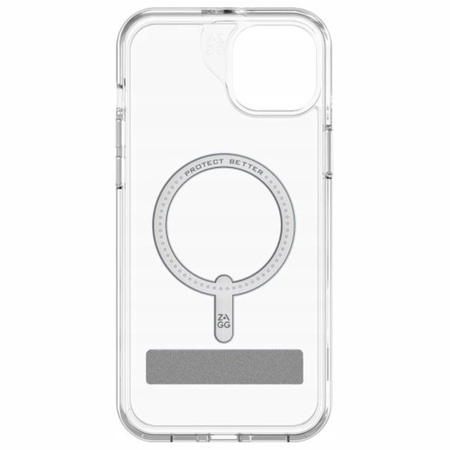 Etui ZAGG Crystal Palace Snap Kickstand   MagSafe do iPhone 15 Plus przezroczysty/clear