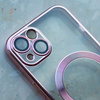 Nakładka Color Chrome Mag do iPhone 16 6,1&quot; różowo-złota