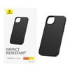 Etui APPLE IPHONE 15 PLUS Baseus Fauxther Series czarne