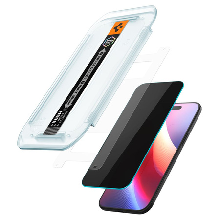 SZKŁO PRYWATYZUJĄCE SPIGEN GLAS.TR ”EZ FIT” 2-PACK IPHONE 17 AIR PRIVACY