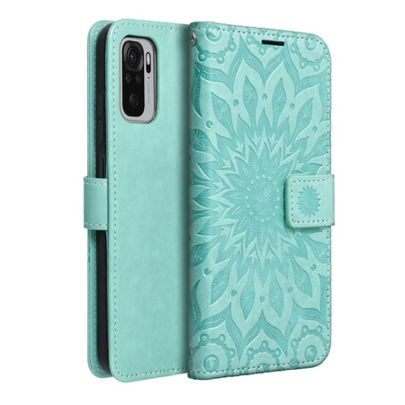 Kabura MEZZO Book do XIAOMI Redmi NOTE 10 5G / Poco M3 Pro / Poco M3 Pro 5G mandala zielony