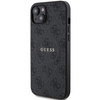 Oryginalne Etui GUESS Hardcase GUHMP15SG4GFRK do iPhone 15 (Kompatybilny z Magsafe / 4G Ring classic logo / czarny)