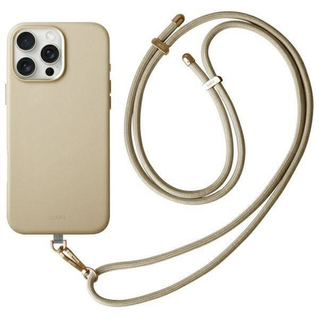 Schutzhülle IPHONE 16 PRO UNIQ Coehl Muse Magnetic Charging cremig