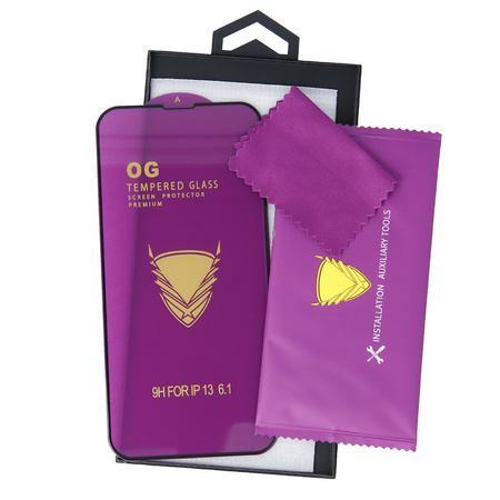 Szkło hartowane OG Premium do Motorola Moto G75 4G / 5G czarna ramka