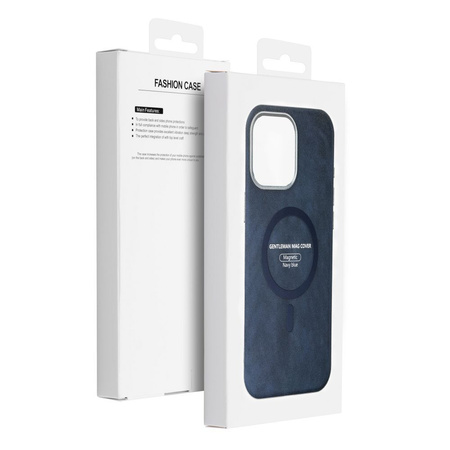 Futerał GENTLEMAN MAG COVER kompatybilny z MagSafe do IPHONE 17 PRO MAX granatowy