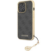 Etui Guess 4G Charms Collection do iPhone 15 Pro - szare