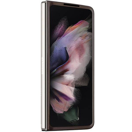 Guess nakładka do Samsung Z Fold5 GUHCZFD5P4TDPW czarna Leather 4G Triangle Strass