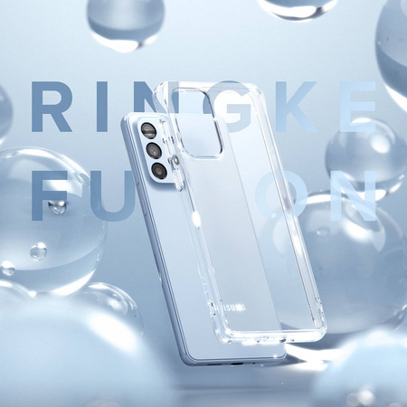 Ringke Fusion Matte tpu case with frame for samsung galaxy a73 translucent