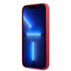 Original Case IPHONE 13 PRO Karl Lagerfeld Hardcase Silicone Plaque red