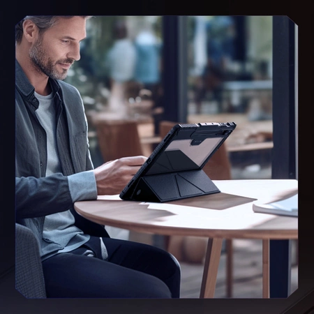 Nillkin Bumper Leather Case Pro case for Samsung Galaxy Tab S9+ - black